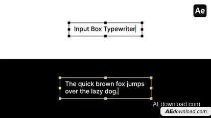 Typewriter Text Animations Titles template preview