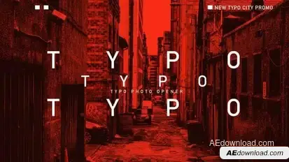 Typo Photo Opener Openers template preview