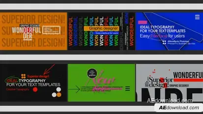 Typo Scenes 0.2 Titles template preview