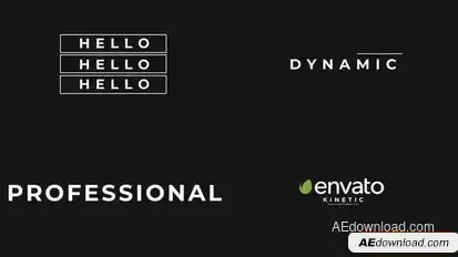 Typo Stomp Logo Opener Openers template preview