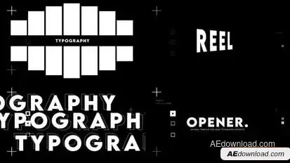 Typo Text Opener Openers template preview