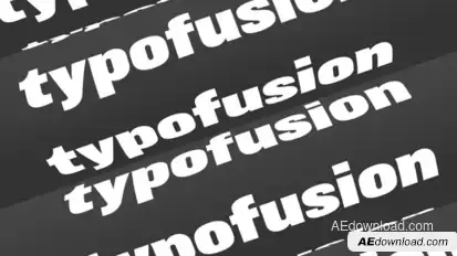TypoFusion Video Displays template preview