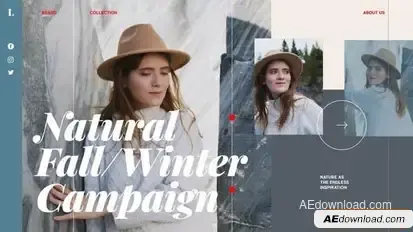 Typographic Fashion Intro Openers template preview