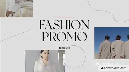 Typographic Fashion Promo Product Promo template preview