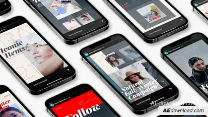 Typographic Fashion Stories Product Promo template preview
