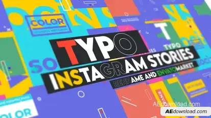 Typographic Instagram Stories Vol 0.1 Product Promo template preview