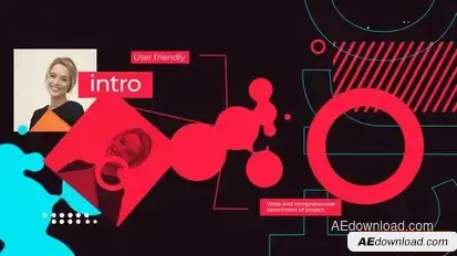 Typographic Intro Openers template preview