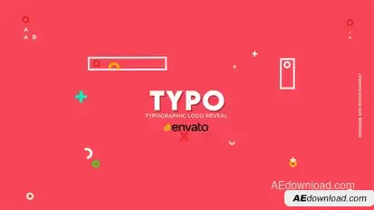 Typographic Logo Reveal Logo Stings template preview