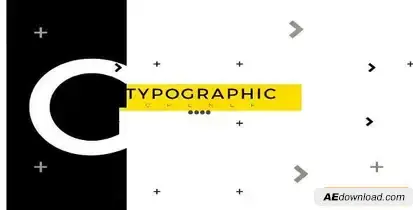 Typographic Opener Openers template preview