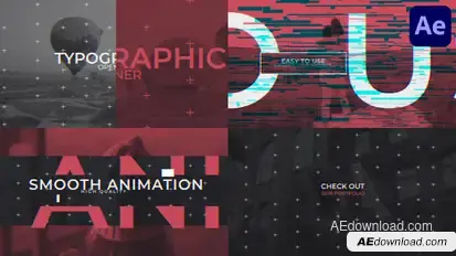 Typographic Opener for After Effects Openers template preview