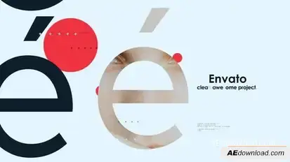 Typographic Text Opener Openers template preview