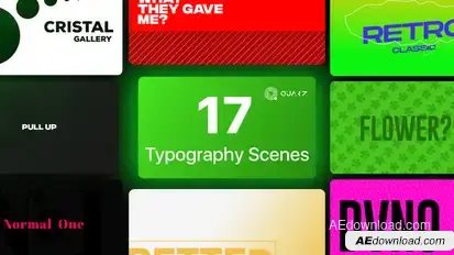 Typographic Titles Vol. 05 Titles template preview
