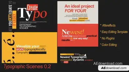 Typography 0.1 Titles template preview
