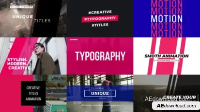 Typography 2.0 | After Effects Titles template preview