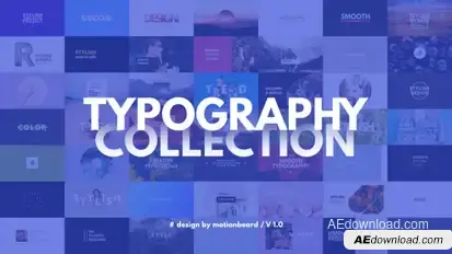 Typography Titles template preview