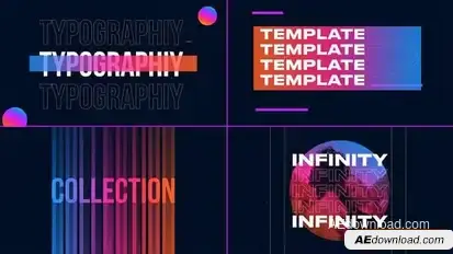 Typography Openers template preview