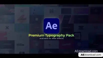 Typography Titles template preview