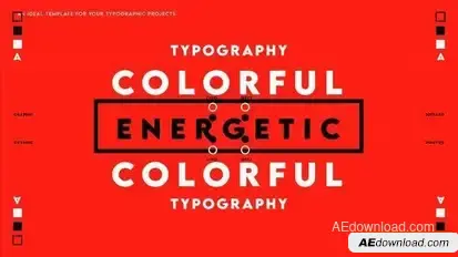 Typography Openers template preview