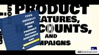 Typography Animation Titles template preview