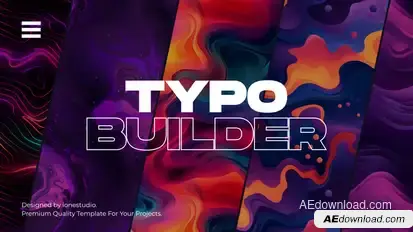 Typography Builder Titles template preview