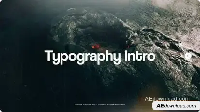 Typography Intro Openers template preview