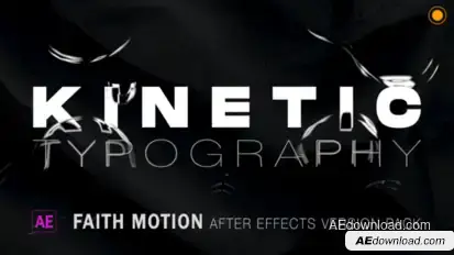 Kinetic Typography Titles template preview