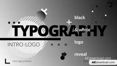Typography Logo Video Displays template preview