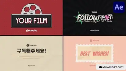 Typography Logo Openers | After Effects Openers template preview
