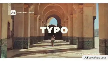 Typography Opener Openers template preview