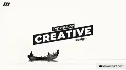 Typography Opener Product Promo template preview