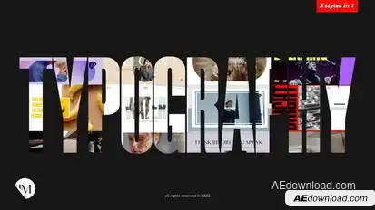 Typography Pack | AE Titles template preview