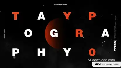 Typography Pro Titles template preview