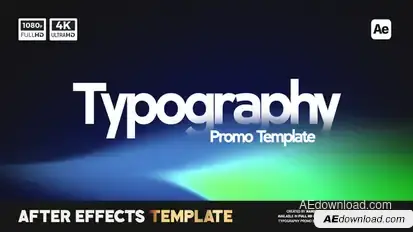 Typography Promo Openers template preview