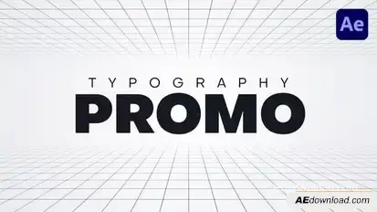Typography Promo Opener Openers template preview
