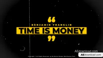 Typography Quotes Titles template preview