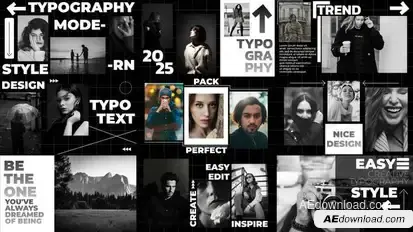 Typography Slides 1.0 | AE Titles template preview