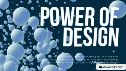 Typography Slides Video Displays template preview