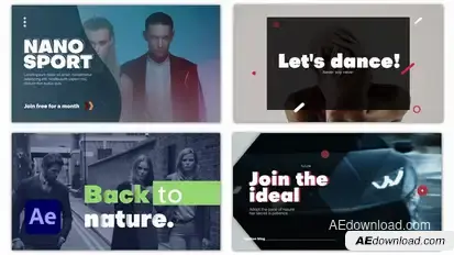 Typography Slides Titles template preview