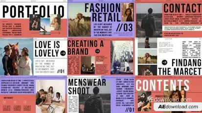 Typography Slides | After Effects Titles template preview