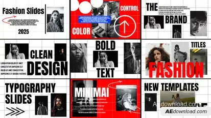 Typography Slides  | After Effects Titles template preview