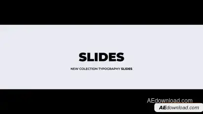 Videohive Typography Slides | After Effects Titles template preview