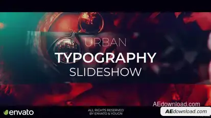 Typography Slideshow Openers template preview