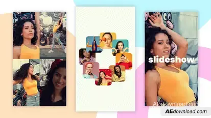 Typography Slideshow Openers template preview