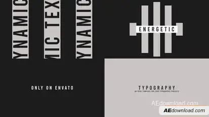 Typography Stomp Openers template preview