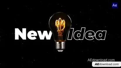 Typography Text Animation | AE Titles template preview