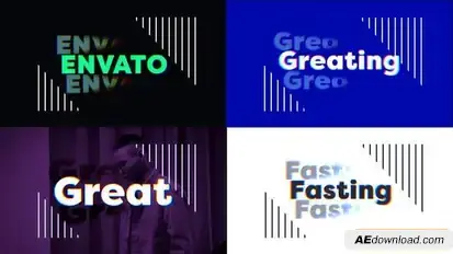 Typography Text Animation Openers template preview