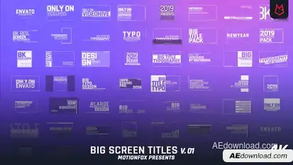 Typography Title Animation v1 Titles template preview