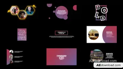 Typography Titles Titles template preview