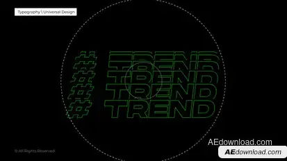 Typography Titles | After Effects Titles template preview