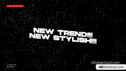 Typography Titles | After Effects Titles template preview